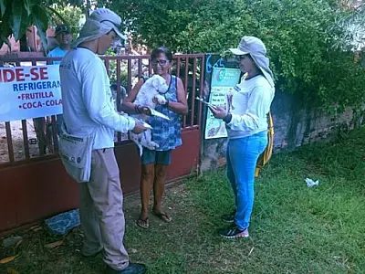 Guerra ao Aedes aegypti já orientou mais de 5,9 mil moradores em Corumbá