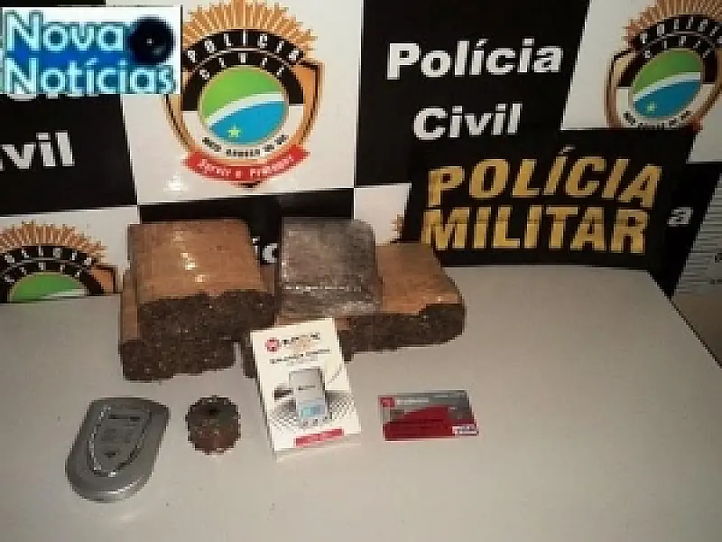 Polícia prende adolescente com entorpecentes em Bataguassu