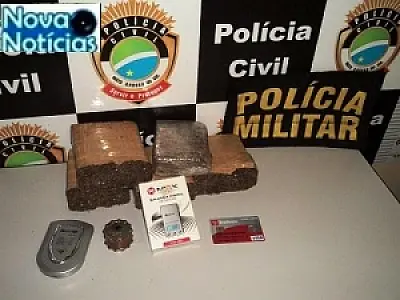 Polícia prende adolescente com entorpecentes em Bataguassu