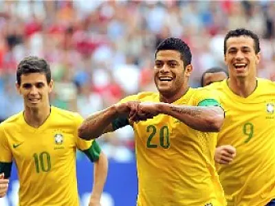 Brasil vence a Dinamarca por 3 a 1 em Hamburgo