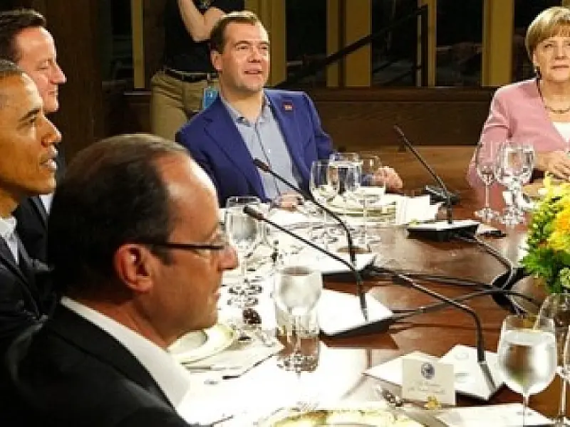 Obama recebe líderes do G8 para discutir a crise europeia
