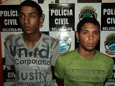 Após serem monitorados, dois jovens são presos por tráfico de drogas em Selvíria