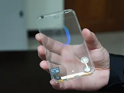 Patente da Samsung revela planos de smartphone com duas telas transparentes