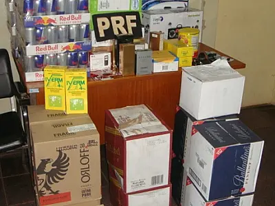 PRF apreende mais de 260 mercadorias contrabandeadas