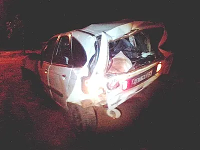 Acidente em Vila Amandina deixa um homem morto e outro ferido