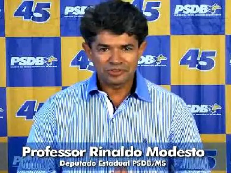 Deputado professor Rinaldo declara apoio a Ari Basso em Sidrolândia