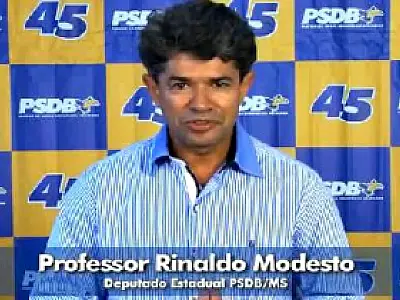 Deputado professor Rinaldo declara apoio a Ari Basso em Sidrolândia