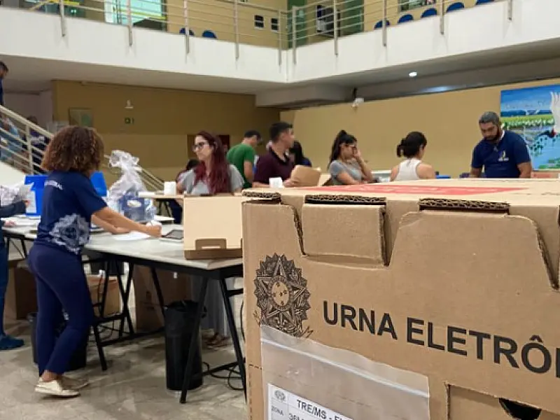Urnas que serão utilizadas no 2º turno começam a ser entregues na Capital
