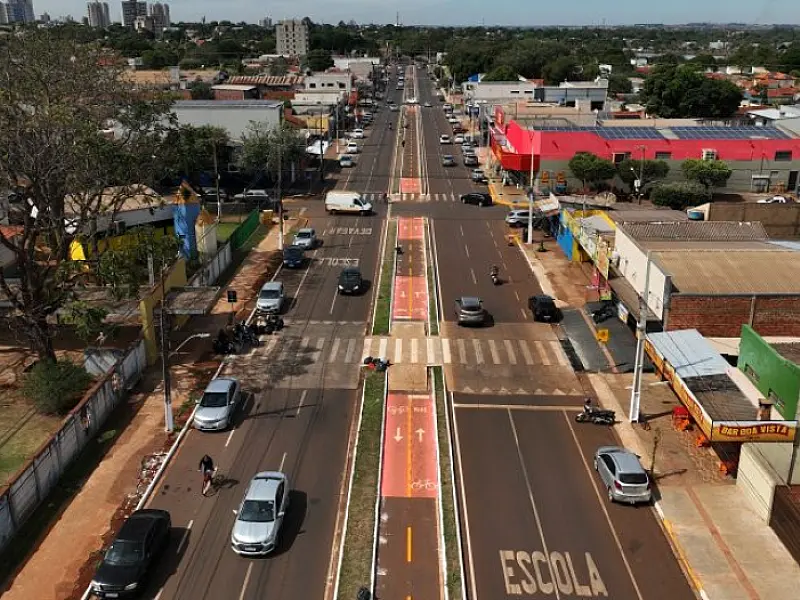 Governo de MS finaliza projeto de revitalização na Avenida José Roberto Teixeira, em Dourados