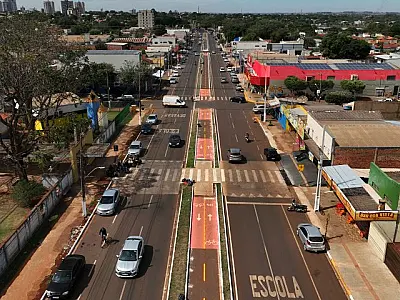 Governo de MS finaliza projeto de revitalização na Avenida José Roberto Teixeira, em Dourados