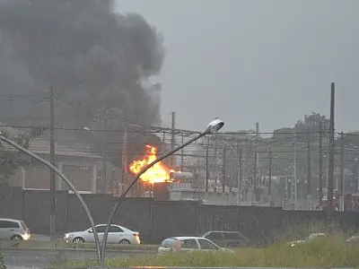 Incêndio em subestação de energia em Campo Grande deixa cidade parcialmente sem energia