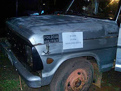 Veículo furtado é recuperado em Nova Casa Verde