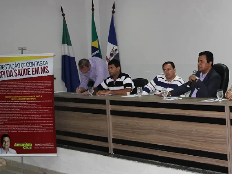 CPI da Sáude presta contas à população de Três Lagoas