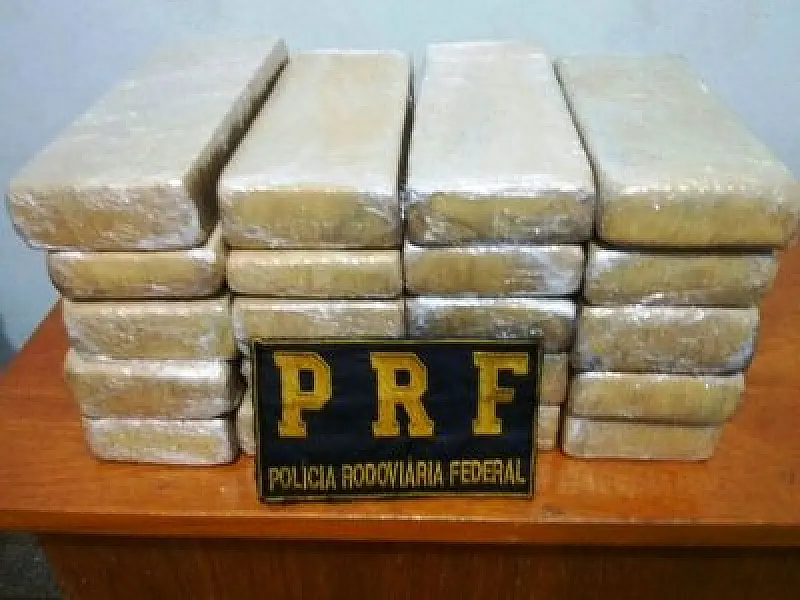 PRF flagra jovens transportando maconha na BR-163