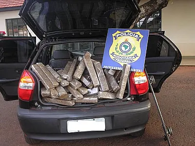 Homem é preso na BR-163 por transportar 300 kg de maconha que seria entregue na Capital