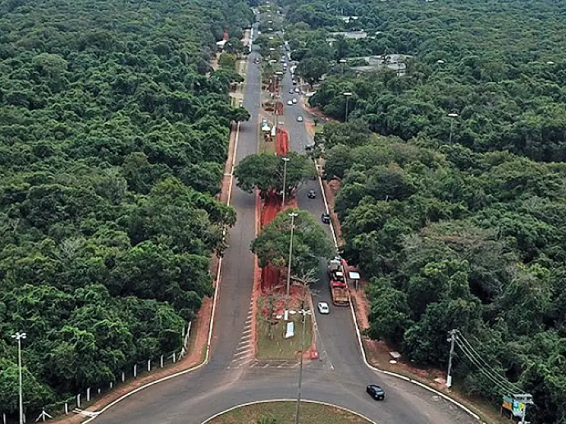 Com obra em andamento, revitalização do Parque dos Poderes terá foco na preservação da vegetação