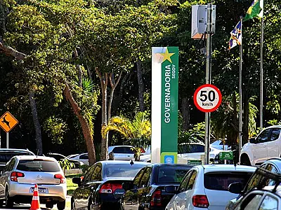 Equipamentos de fiscalização eletrônica terão limite de 50 km no Parque dos Poderes
