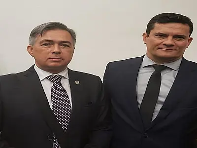 Em Brasília, Secretário de Segurança recebe doações da Força Nacional e participa de reunião com ministro Moro
