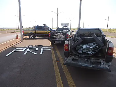 Fuzis e drogas que iriam para SP são apreendidos em MS pela PRF
