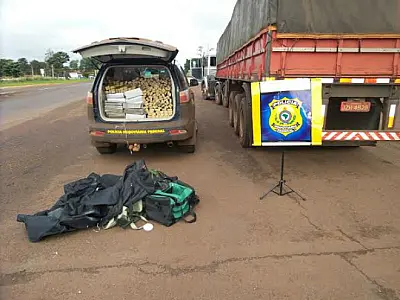 Douradense é preso com cerca de 300 quilos de maconha