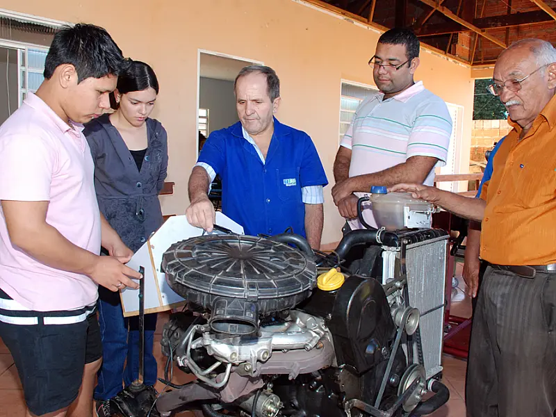 Ação Fiems inicia curso gratuito de mecânica