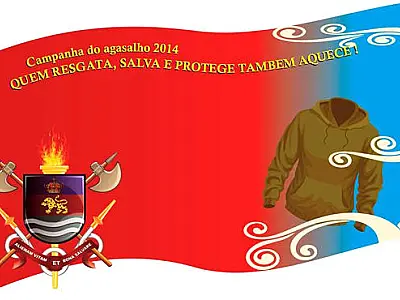 Corpo de Bombeiros realiza Campanha do Agasalho 2014