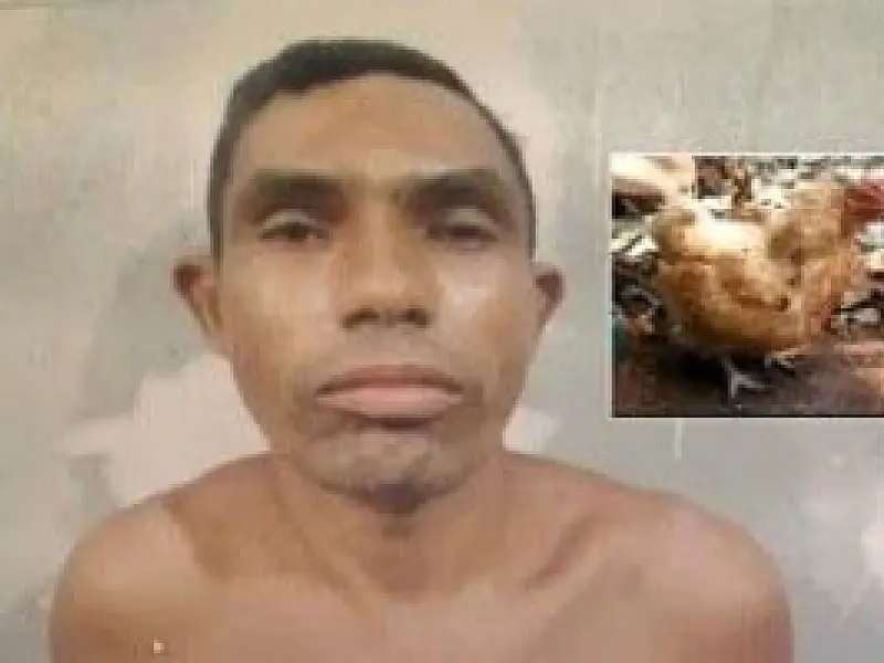 Homem é espancado por vizinhos após estuprar uma galinha