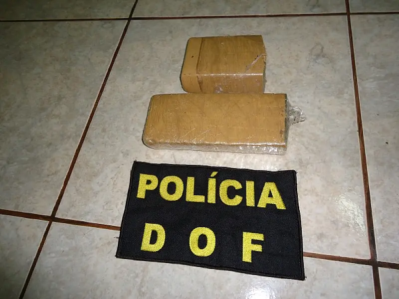 DOF apreende maconha em ônibus intermunicipal