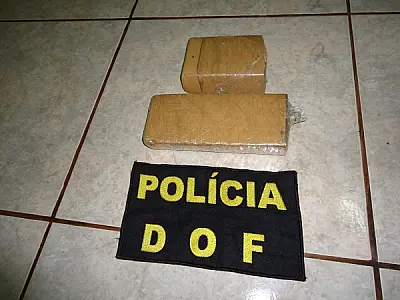 DOF apreende maconha em ônibus intermunicipal