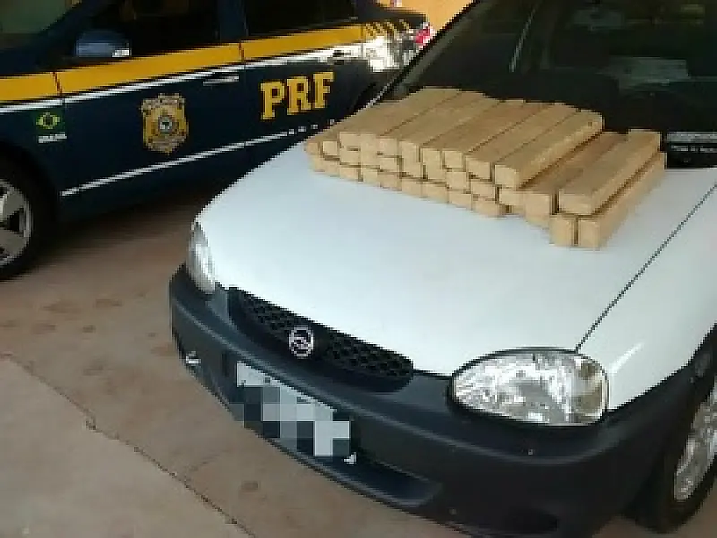PRF apreende na BR-267 maconha que seria levada para São Paulo
