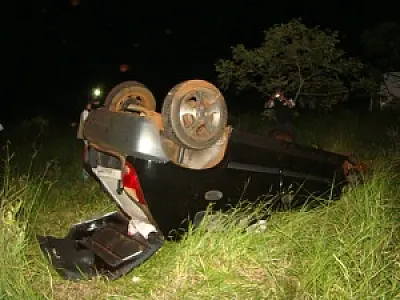 Capotamento deixa vitima fatal na rodovia MS-270