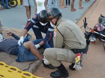 Policial Militar provoca acidente e foge sem prestar socorro em Coxim