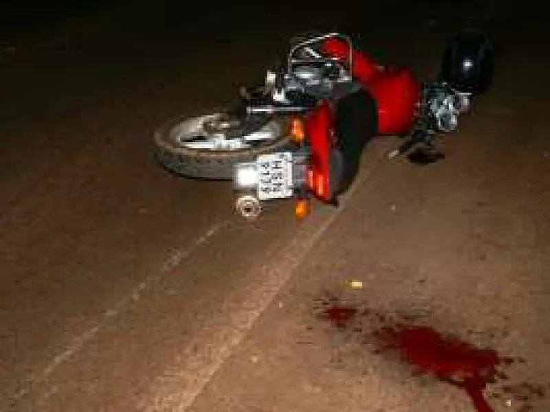 Motociclista tem dente arrancado durante acidente em Dourados