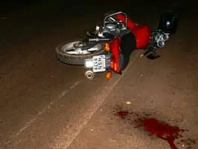 Motociclista tem dente arrancado durante acidente em Dourados