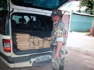 PMA apreende 70 kg de maconha com traficantes de MS e BA