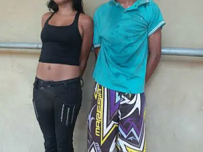 Casal apanha de populares depois de roubar celular