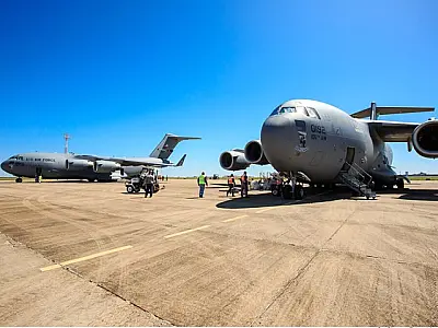 FAB utiliza aeroporto de Bonito para treinamento militar