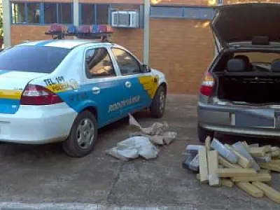 Policia Militar Rodoviária prende homem por tráfico de droga na MS 395