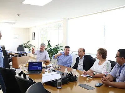 Com investimento no saneamento básico em MS, governador traça metas e avalia planejamento da Sanesul