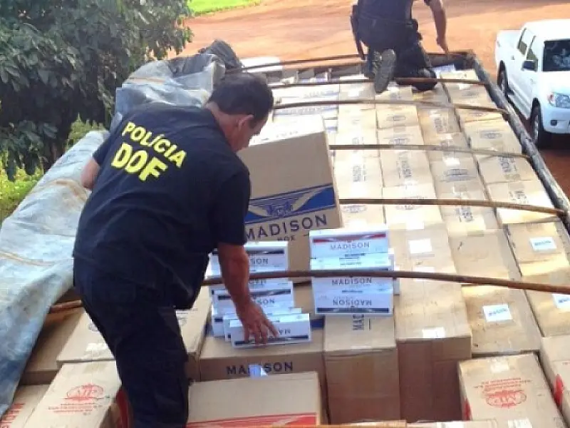 Em 2015 DOF retira de circulação mais de 150 milhões em mercadorias apreendidas na fronteira
