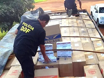 Em 2015 DOF retira de circulação mais de 150 milhões em mercadorias apreendidas na fronteira