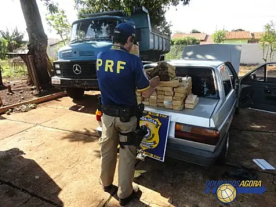 Integrante do PCC é preso com 75 kg de maconha