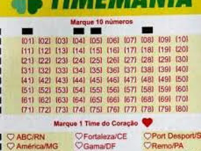 Timemania sorteia R$ 13,5 milhões nesta terça-feira