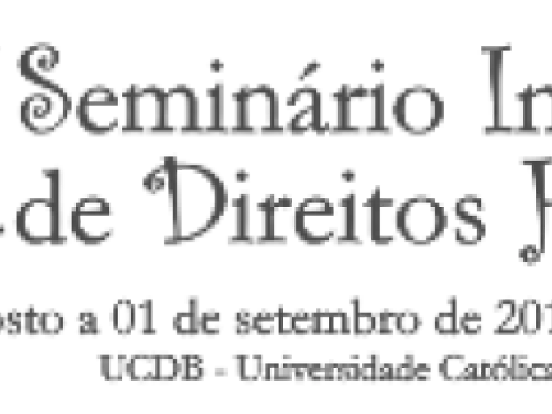 Seminário de Direitos Humanos começa nesta quarta na UCDB