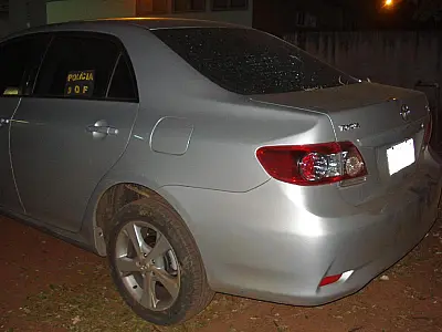 DOF apreende carro roubado em Ponta Porã