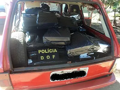DOF apreende veículo transportando cigarro em Ponta Porã