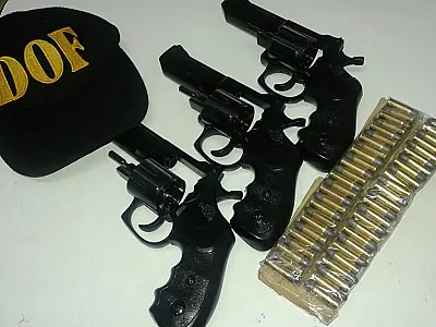 DOF apreende armas de fogo e munições na região de Ponta Porã
