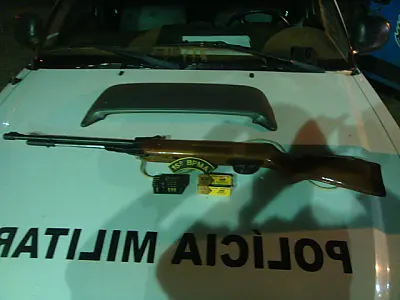 PMA apreende arma de caça em vicinal da Capital