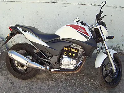 DOF apreende motocicleta com adulteração de chassi em Corumbá
