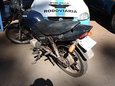 PMR apreende menor com motocicleta roubada